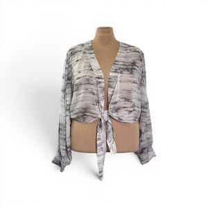 Saints and Hearts Tie Front Kimono, NWT! Size 1XL